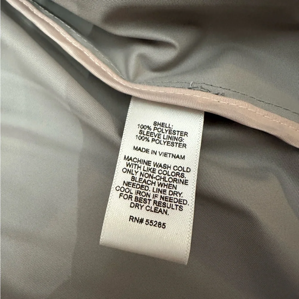 2014 Express Drawstring Utility Jacket in Light Gray Size Small Women’s